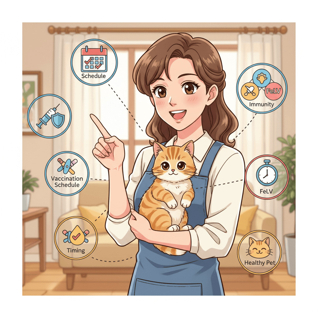 고양이 예방접종, 시기와 종류 총정리